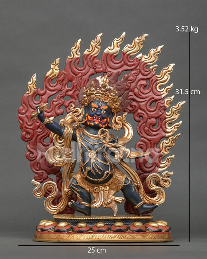 Authentic Vajrapani Statue from Nepal | Holder of the Vajra Power