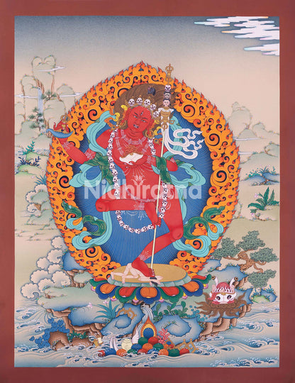 Dorje Phagmo Thangka Print