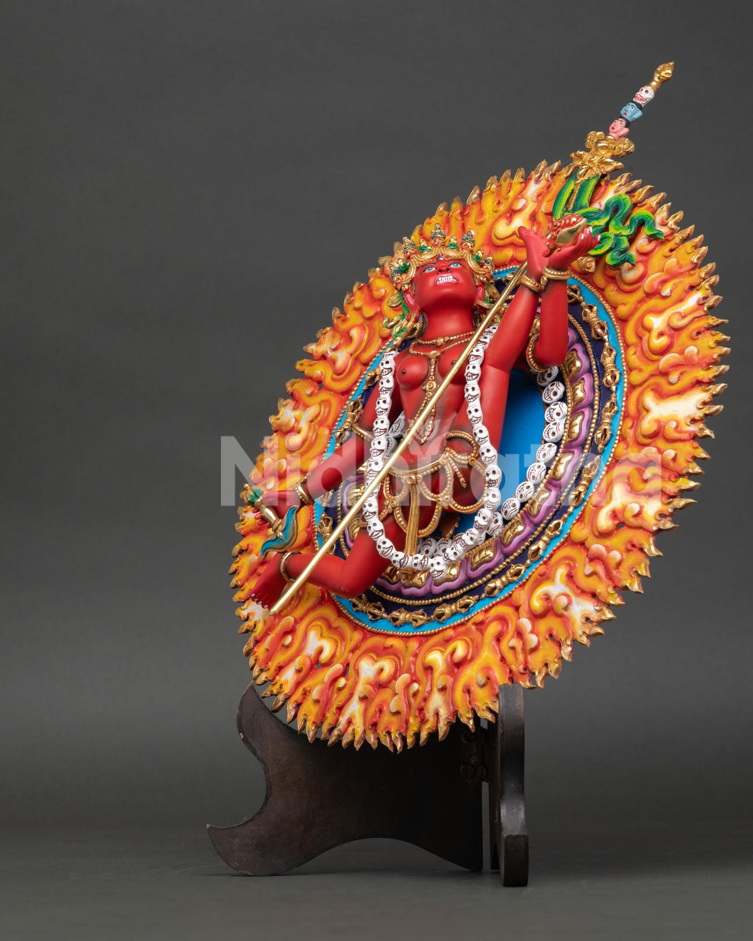 Flying Vajrayogini Statue, handcrafted in Nepal with sacred Buddhist details and traditional Himalayan craftsmanship