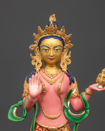 Guru Padmasambhava & Wisdom Dakinis Statue | Spiritual Buddhist Sculpture