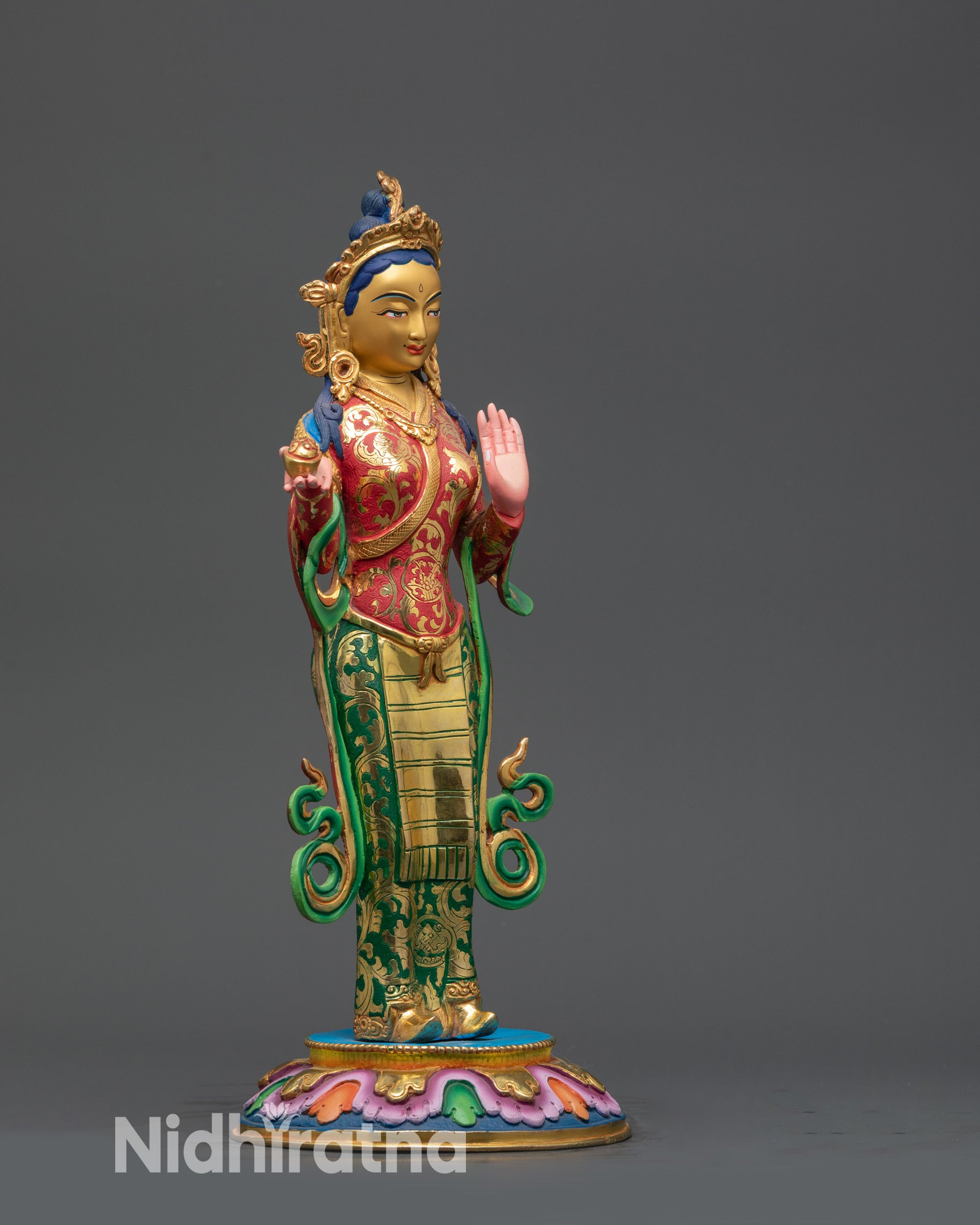 Yeshe Tsogyal and Mandarva Statue