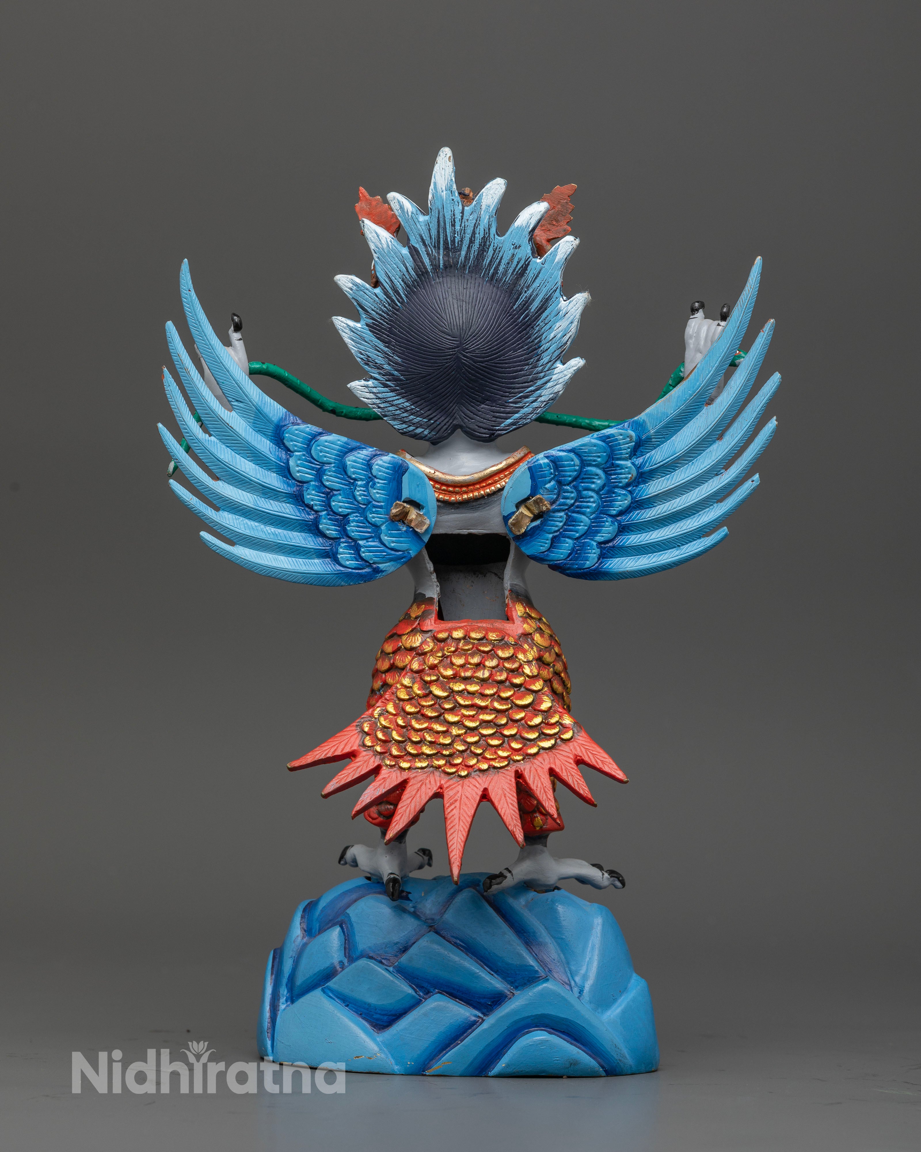 Garuda statue handcrafted by newari artisans in patan nepal.