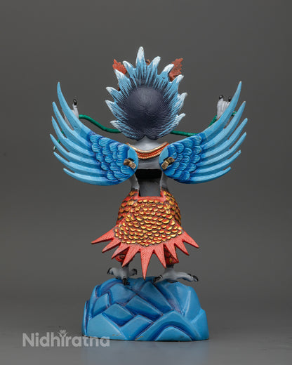 Garuda statue handcrafted by newari artisans in patan nepal.