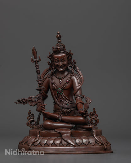 Guru Sangey Buddhist Statue Set Traditional Lost Wax Casting Newari Craftsmanship