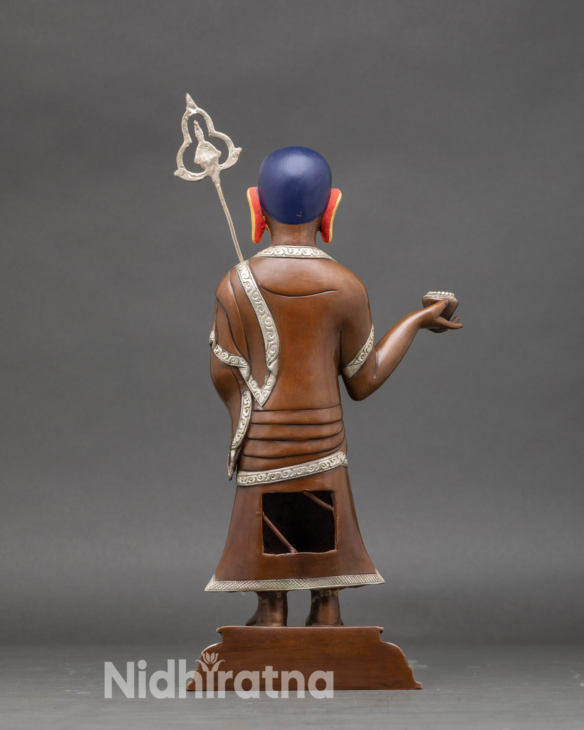 Shakyamuni Buddha with Two Disciples Statue | Handmade Nepalese Art