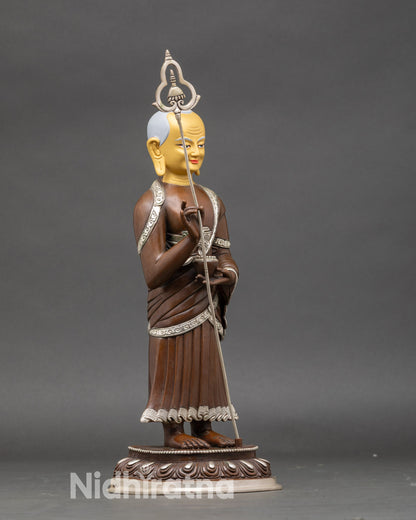 Shakyamuni Buddha with Two Disciples Statue | Handmade Nepalese Art