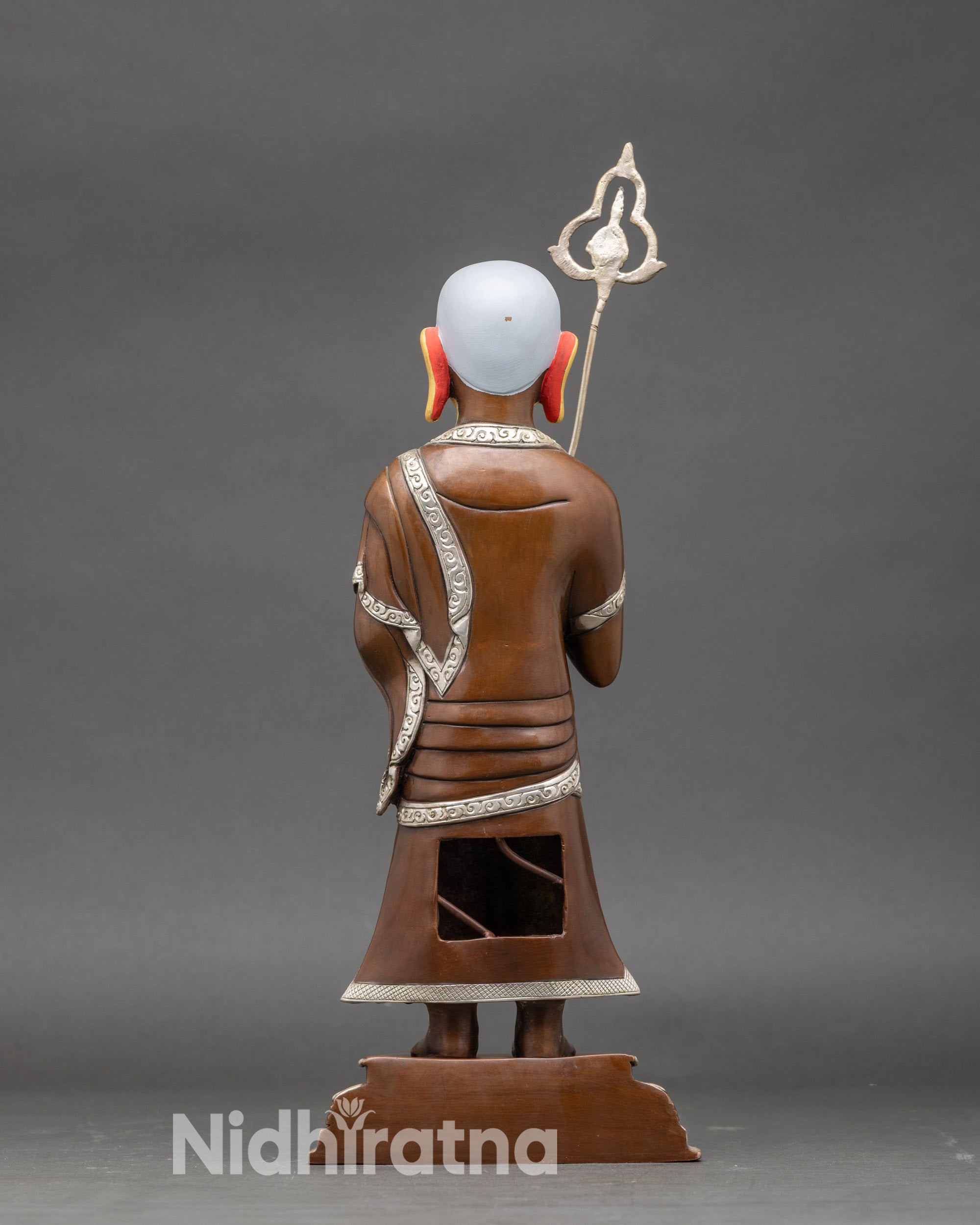 Shakyamuni Buddha with Two Disciples Statue | Handmade Nepalese Art