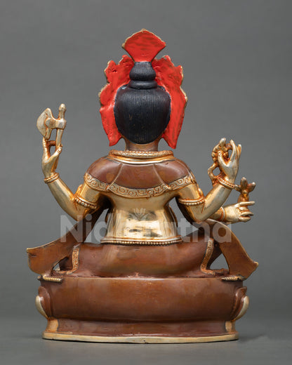 Handcrafted Ganesh statue showcasing traditional Newari artisan craftsmanship from Patan, Nepal