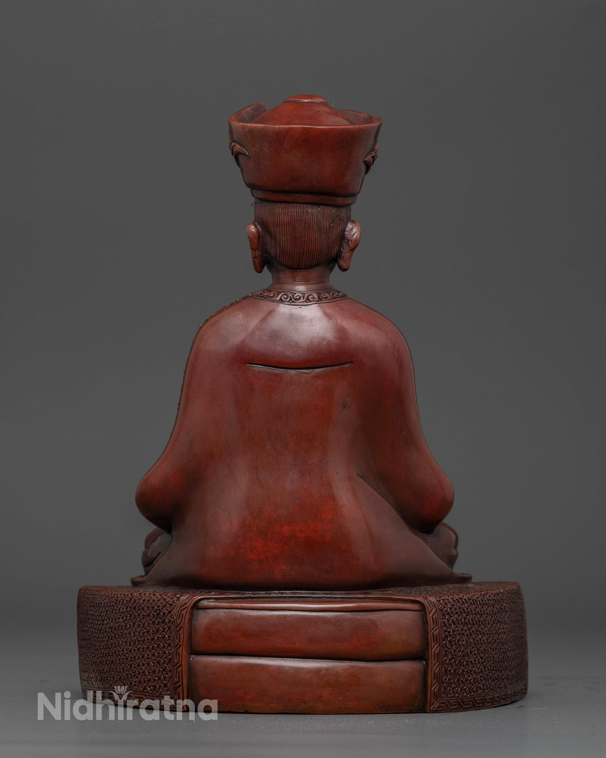 Handcrafted Karmapa Statue Himalayan Buddhist Art for Altar and Meditation