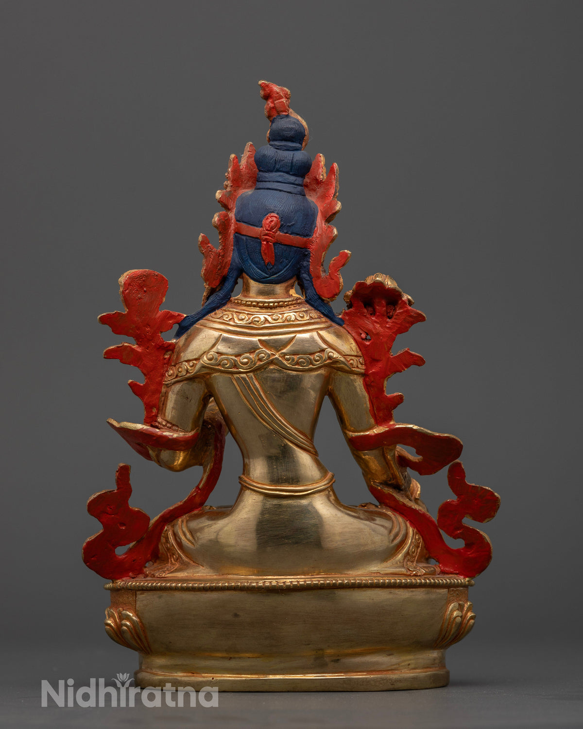 Handcrafted White Tara statue by Newari artist from Patan Nepal.