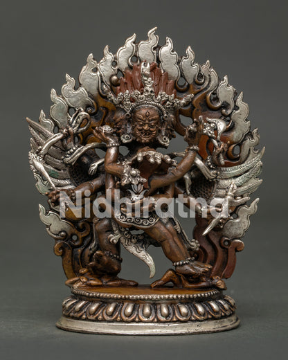 Hayagriva statue handcrafted by Newari artisans from Patan Nepal.