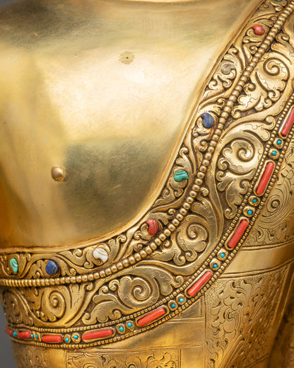 Big Shakyamuni Buddha Statue | Handicrafted Nepalese Sculptures