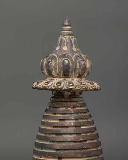Kadampa Stupa for Buddhist Altar Meditation and Sacred Spaces