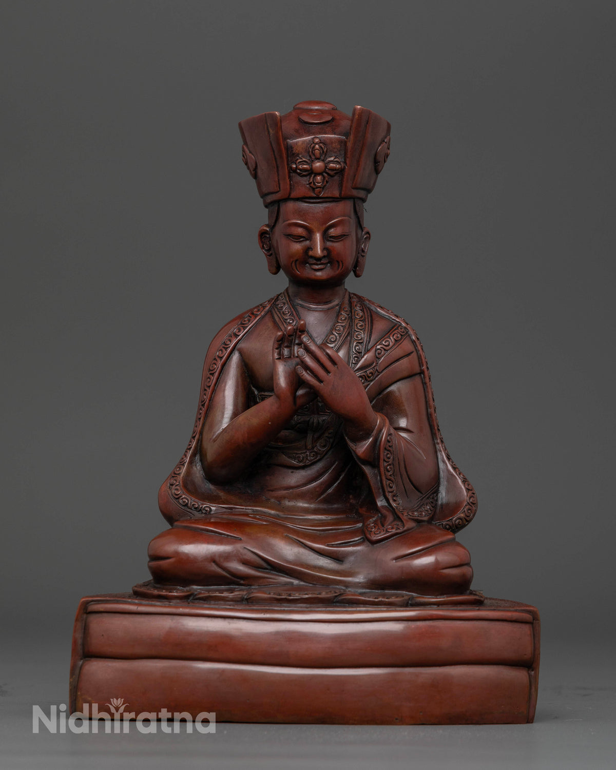 Karmapa Statue Handcrafted by Newari Artisans in Patan, Nepal