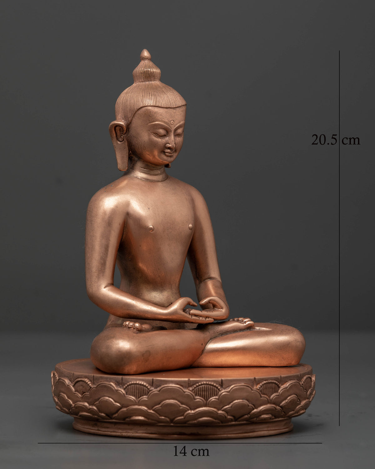 Kuntu Zangpo Samantabhadra copper statue representing Himalayan Buddhist art