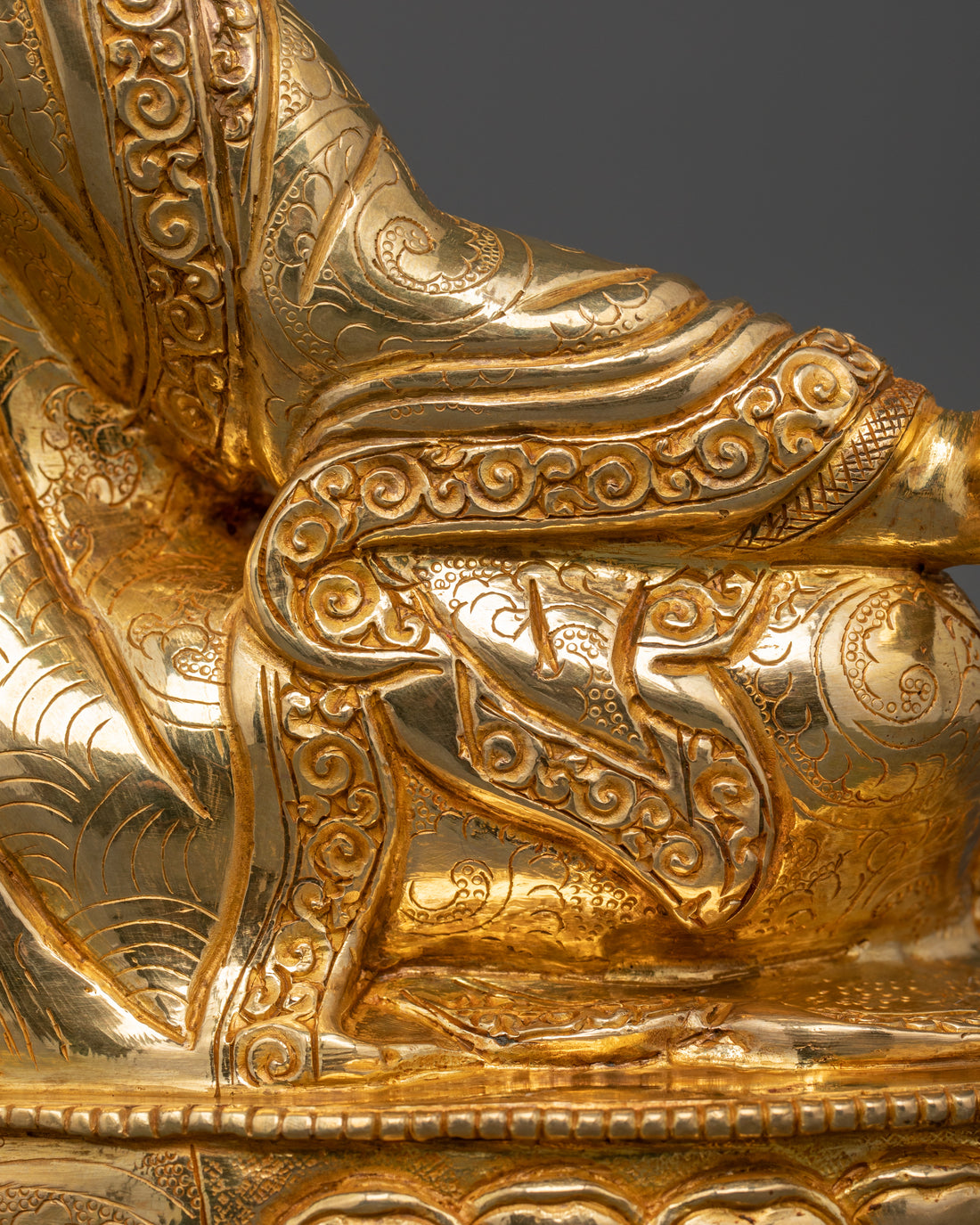 leg part of guru rinpoche statue