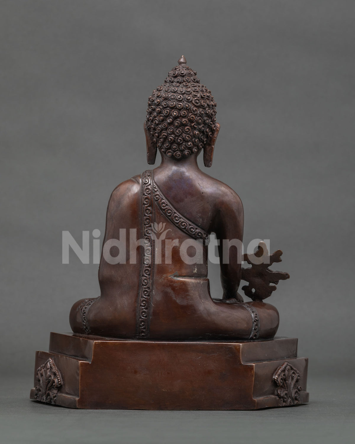 Medicine buddha statue symbol of healing compassion and relief.