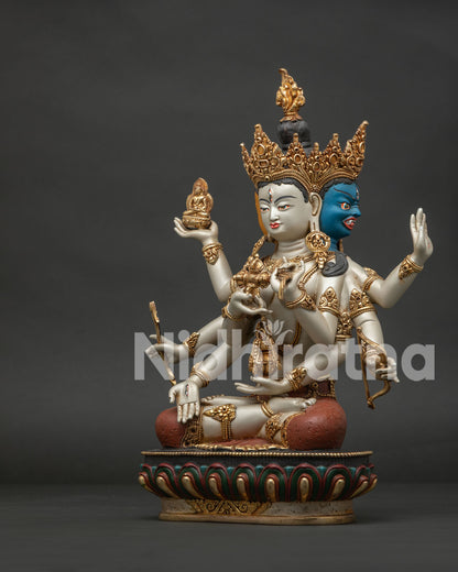 namgyalma statue left view side ushnisha vijaya buddhist sculpture