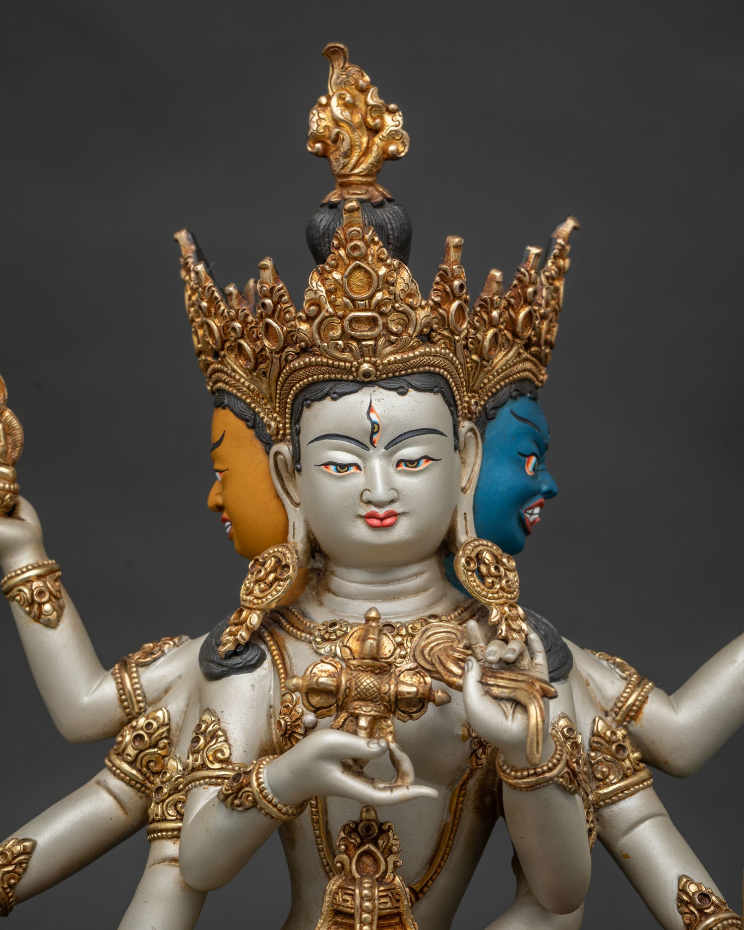 namgyalma statue regular close up handcrafted copper buddhist artwork