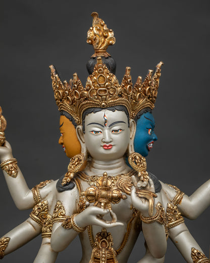 namgyalma statue regular close up handcrafted copper buddhist artwork