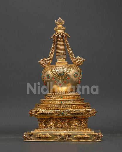 Namgyalma Stupa from Nepal handcrafted by Newari artisans in Patan