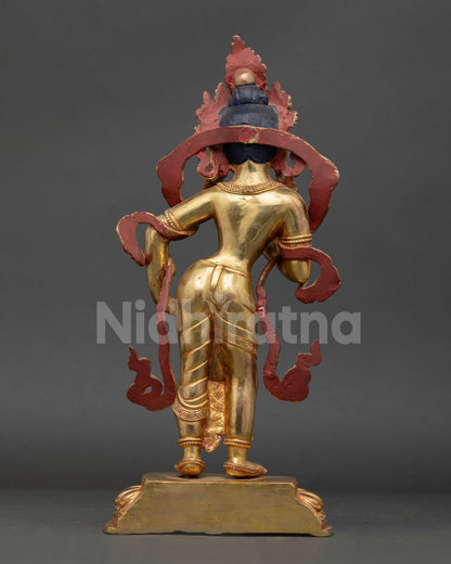Nepali Lokeshvara Statue, symbolizing compassion and wisdom