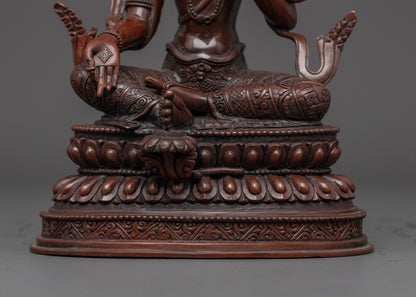 oxidized green tara step forward leg