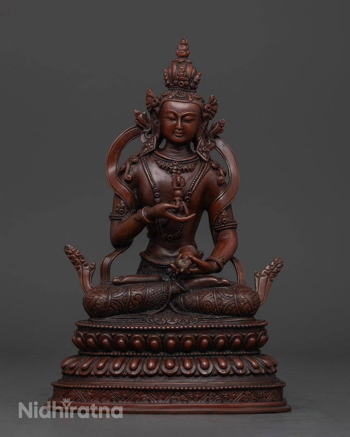 oxidized vajrasattva statue