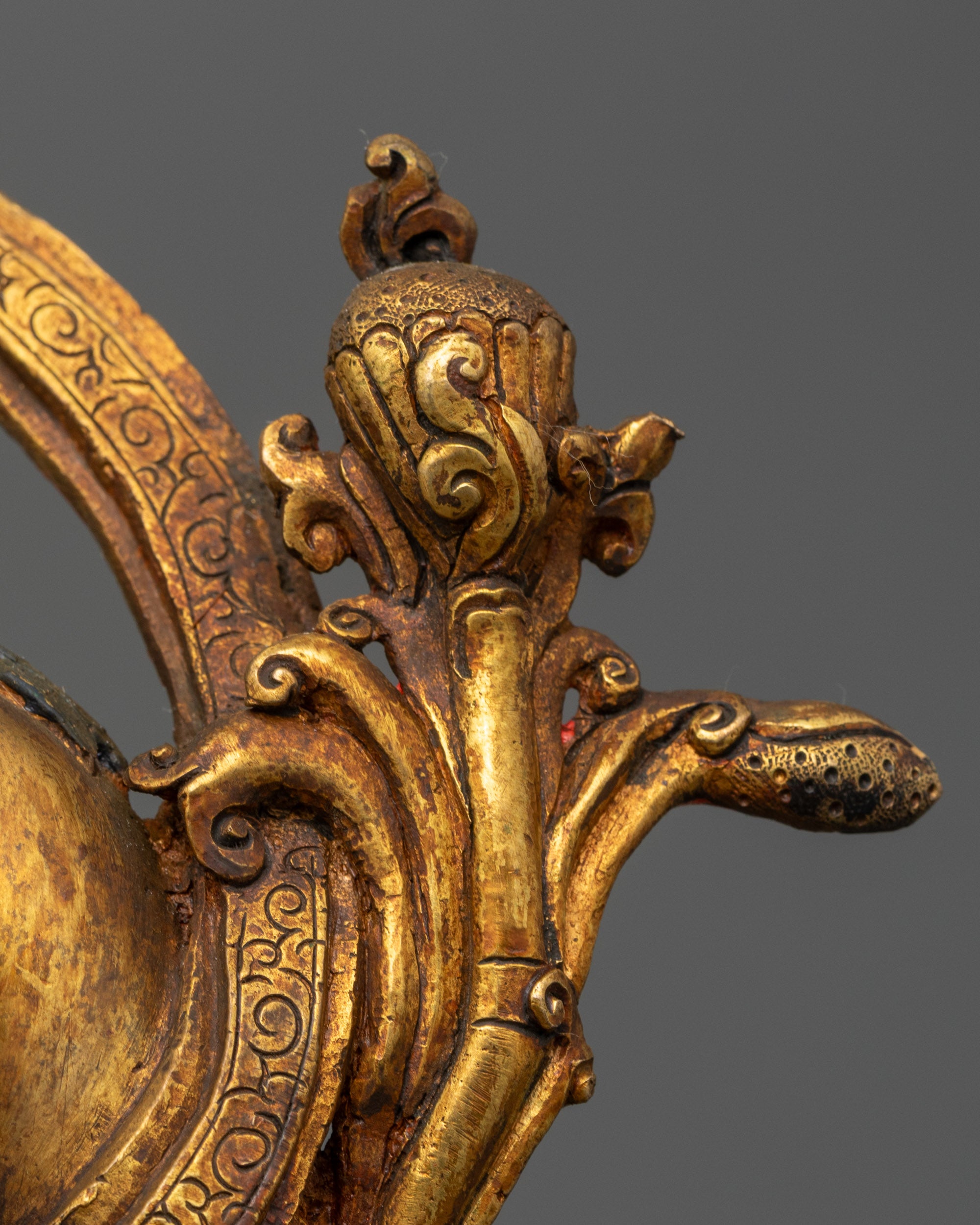 Antique Finish Five Bodhisattva Statue Set | Sacred Buddhist Set