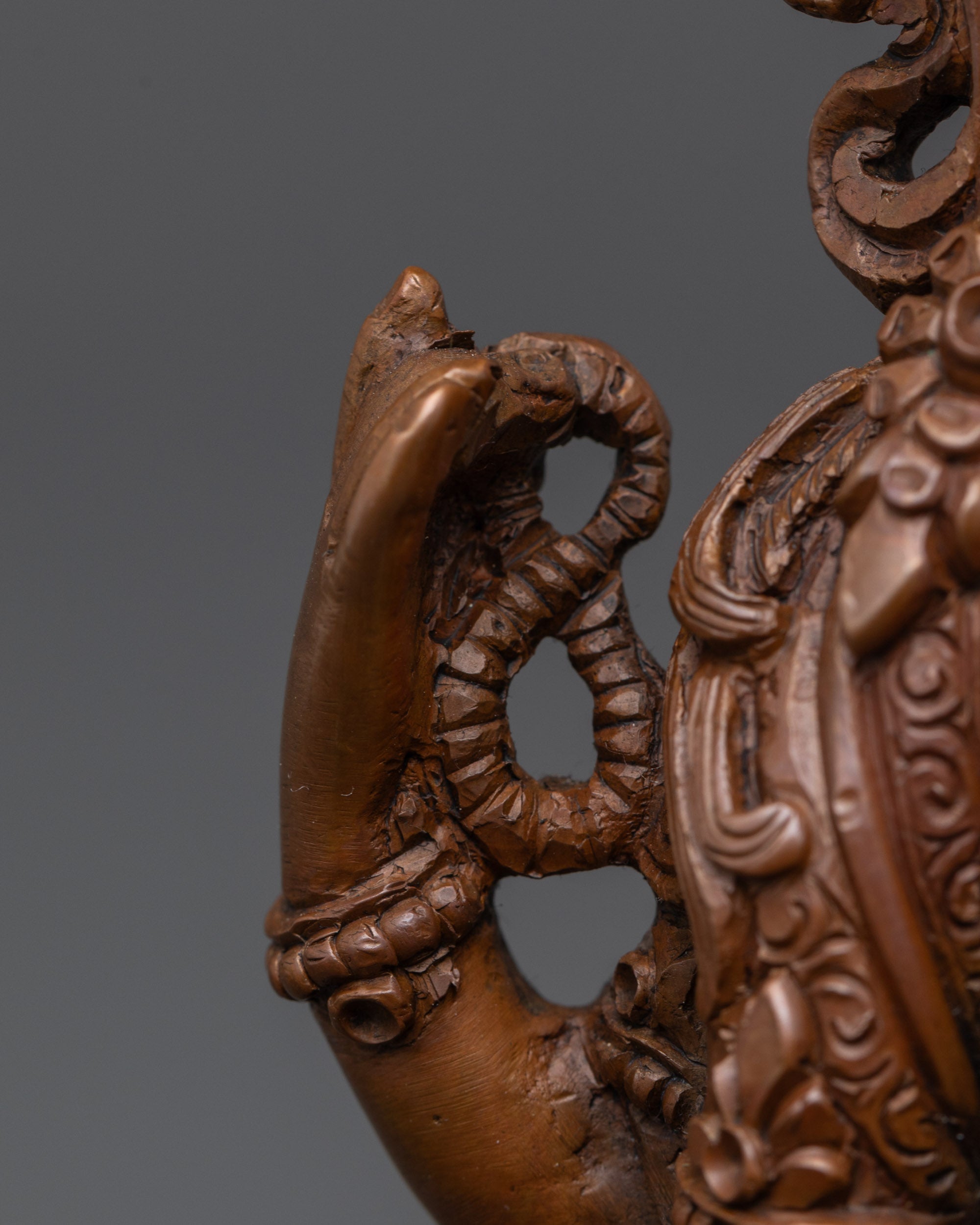 Traditional Oxidized Bodhisattva Statue Set | Tibetan Buddhist Deities