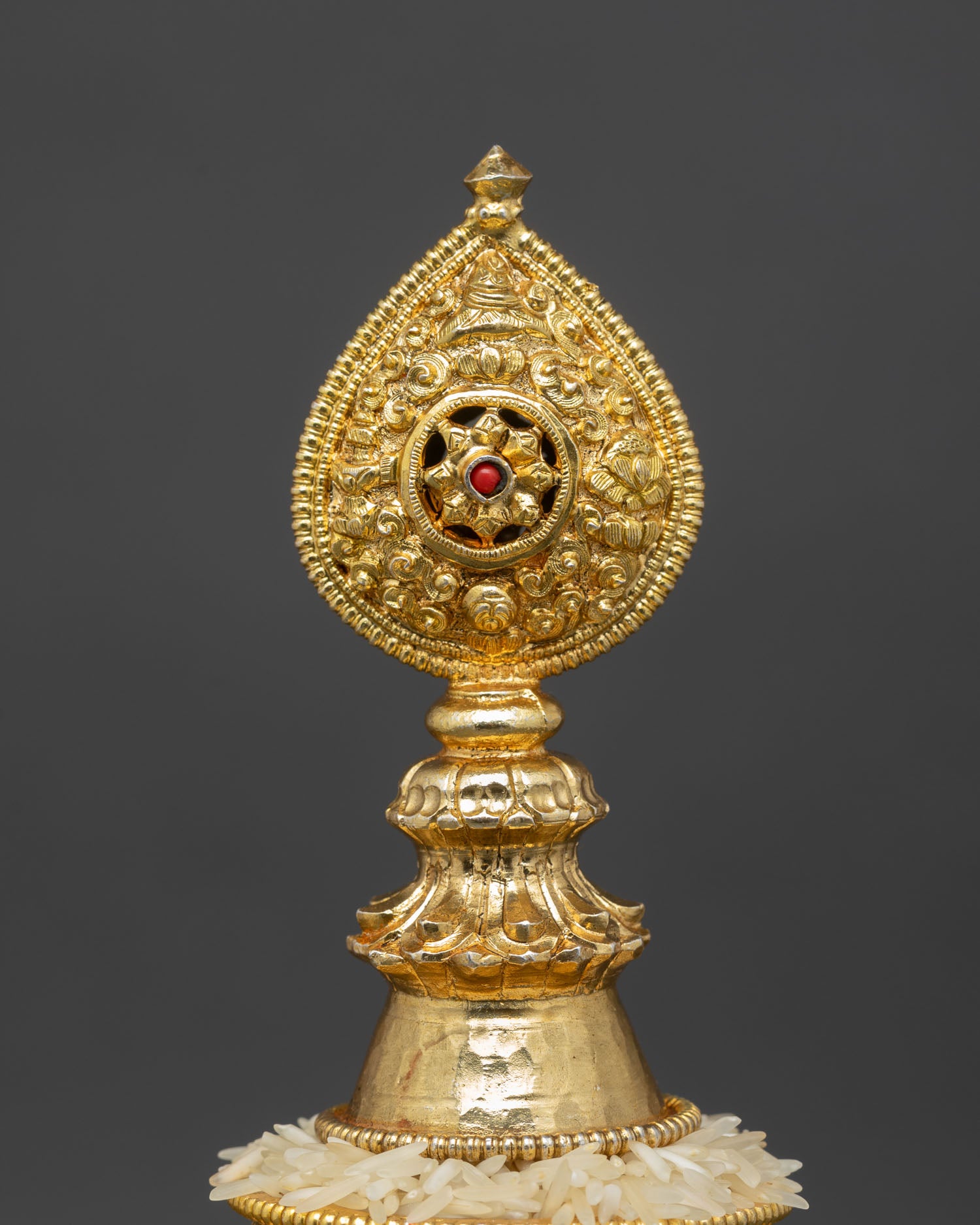 Sacred Mandala Art with Wisdom Wheel Design for Buddhist Altars