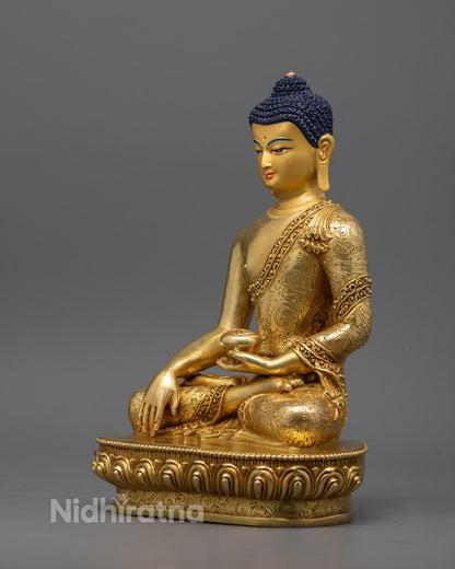 sacred hollow chamber in Buddha statue's base for storing mantras, relics, or blessed materials according to Buddhist tradition