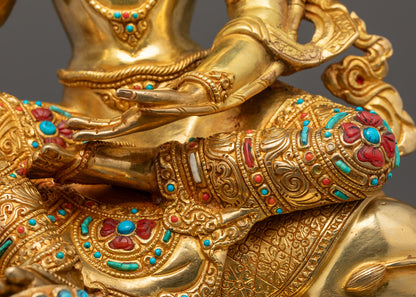 Handmade Samantabhadra Statue | Tantric Symbol of Wisdom