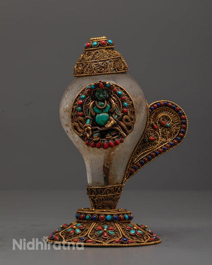 Sacred Conch Shell | Handcrafted Ritual Items