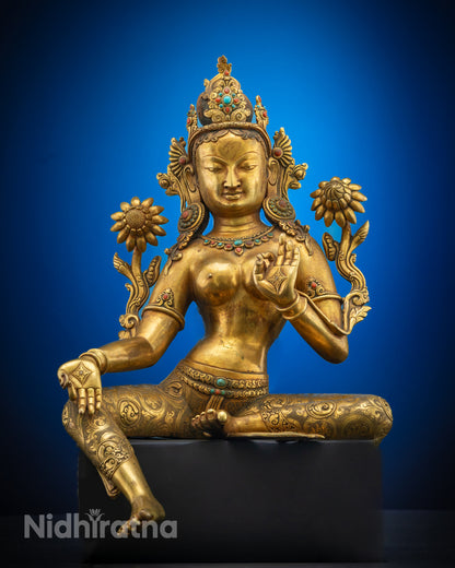 Seated Arya Tara Statue | Symbol of Compassionate Grace