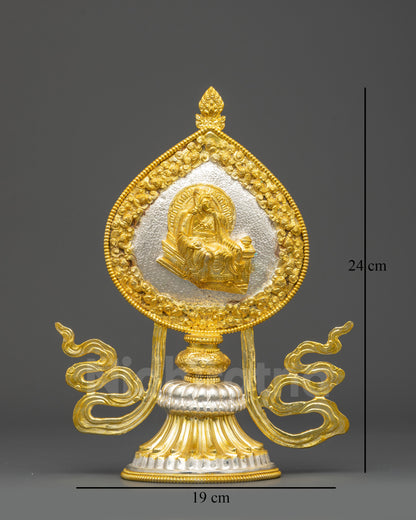 Seven Precious Possessions Chakravartin Set with lotus bases and cloud motifs
