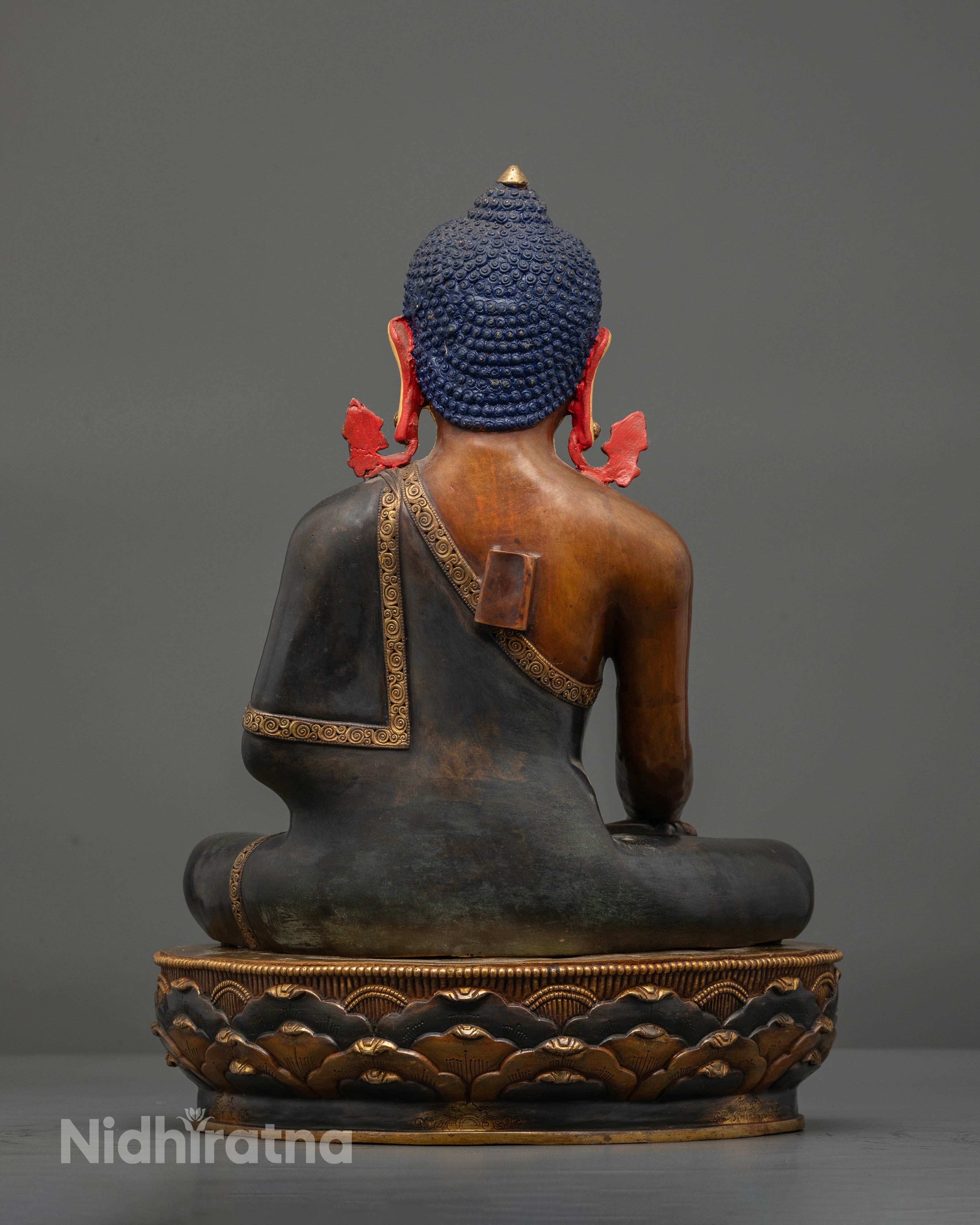 Shakyamuni Buddha statue for meditation altar symbolizing peace wisdom and enlightenment
