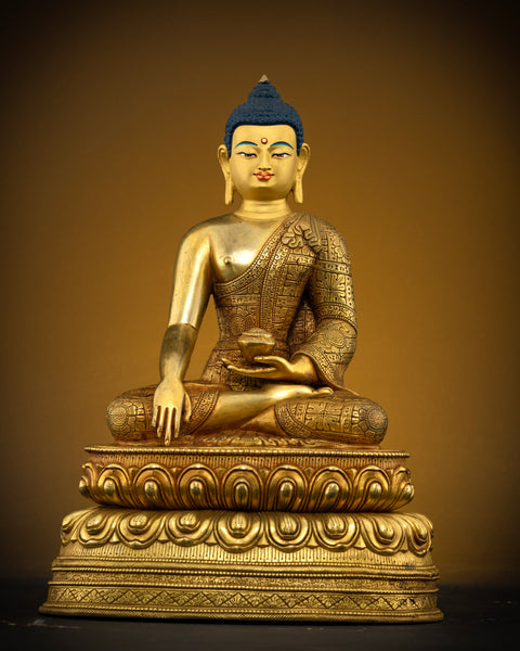 Meditating Shakyamuni Buddha Statue | Buddhist Zen Altar