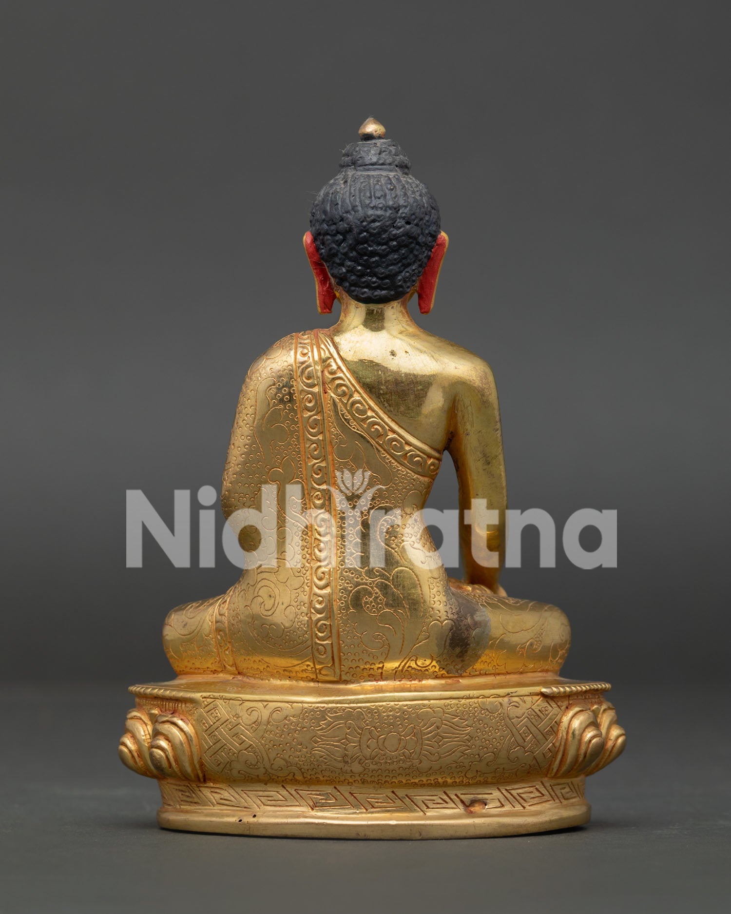 Shakyamuni Buddha Statue handcrafted by Newari artisans from Patan Nepal.