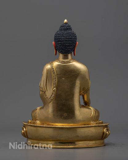 Shakyamuni Buddha Sculpture | Handmade Buddhist Décor