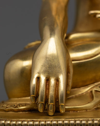 Shakyamuni Buddha Sculpture | Handmade Buddhist Décor