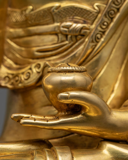 Shakyamuni Buddha Sculpture | Handmade Buddhist Décor