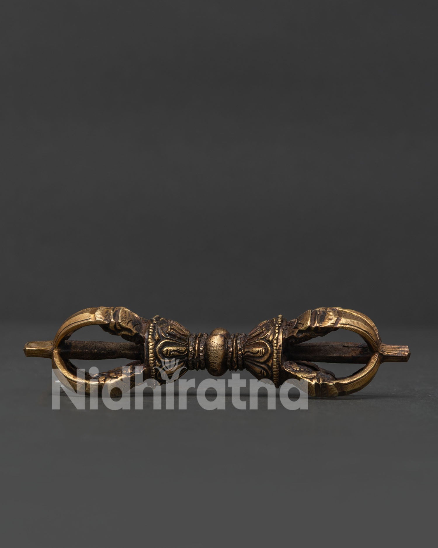 Tibetan Buddhist Vajra with intricate traditional craftsmanship