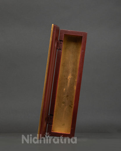 Traditional Himalayan incense burner with copper heat resistant base plate