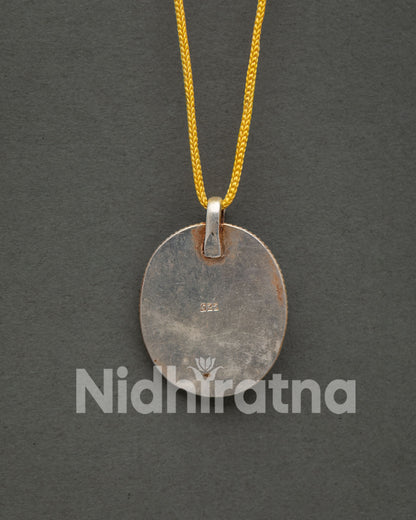 Traditional Himalayan spiritual locket handmade by Newari artisans in Patan