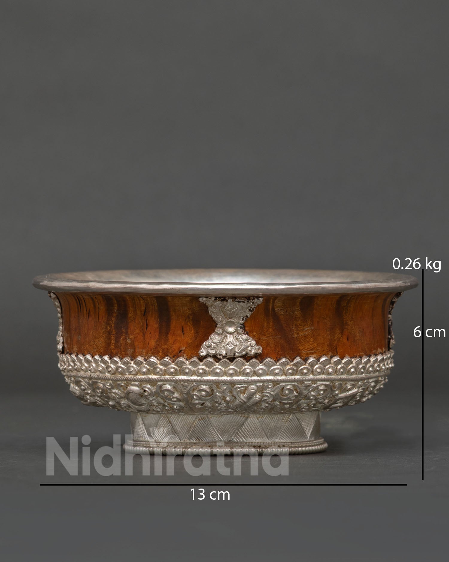 Tsog Offering Bowl handcrafted by Newari artisans from Patan, Nepal