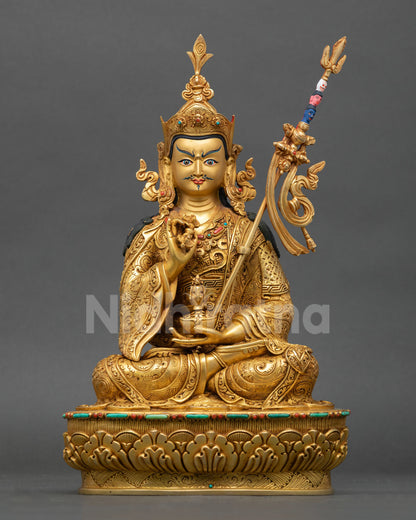 tsokye dorje statue handcrafted copper buddhist vajrayana sculpture nepal