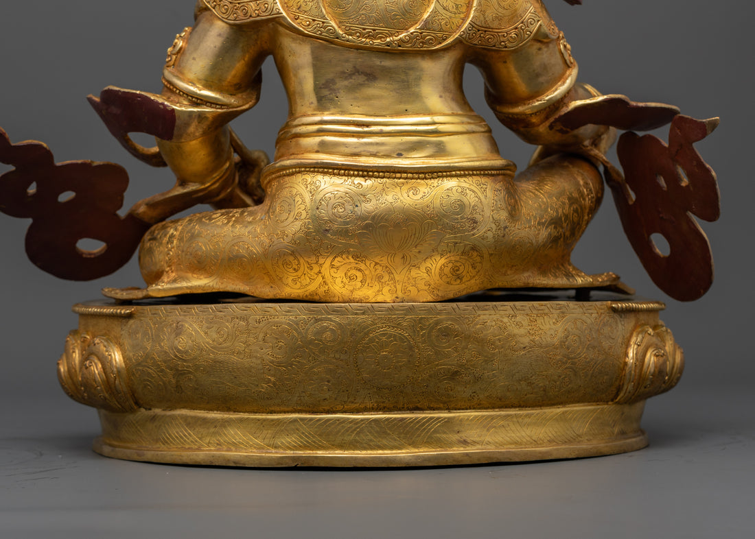 Divine Zambhala Statue: Handcrafted for Wealth