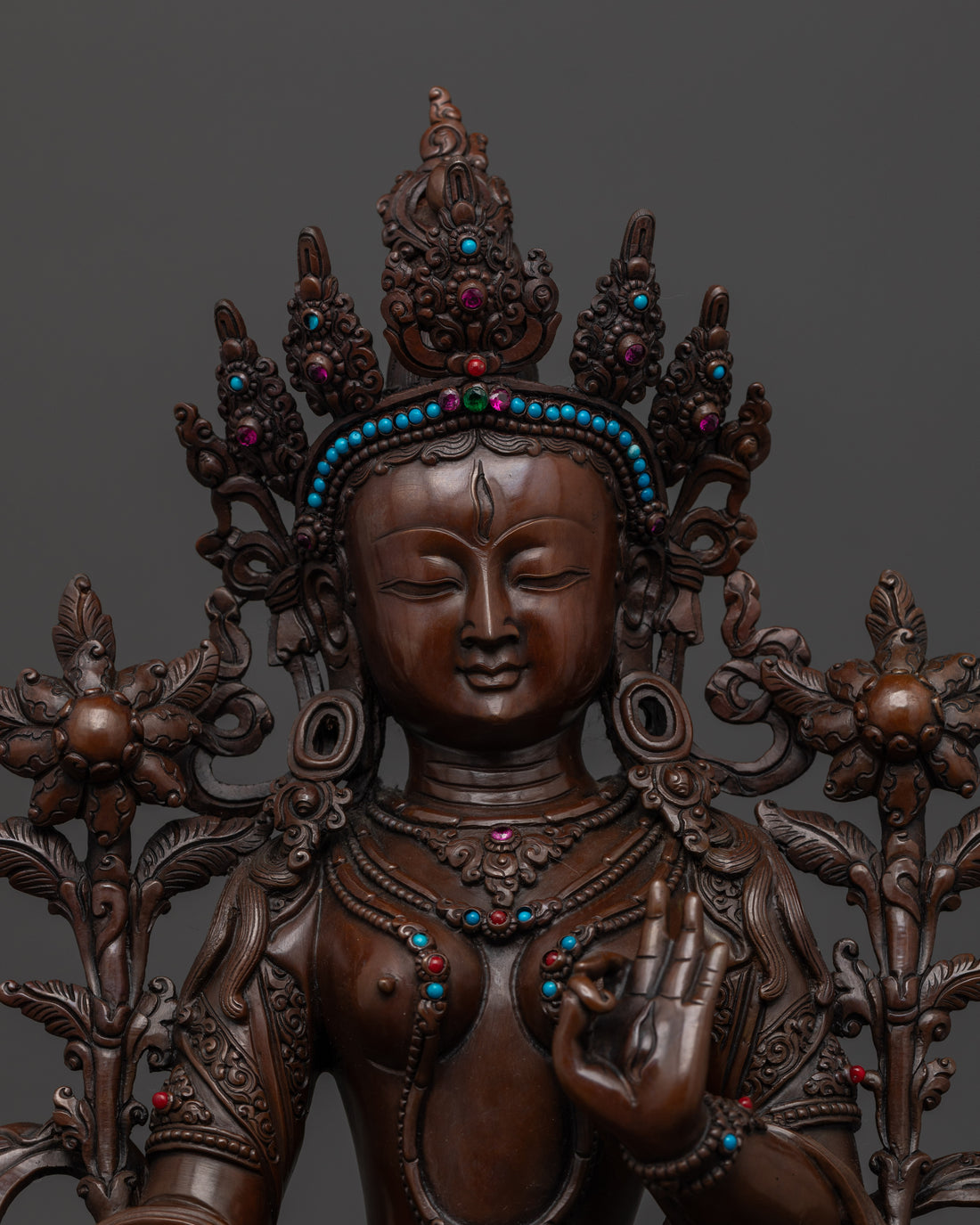 White Tara Oxidized Statue: A Blessing of Longevity