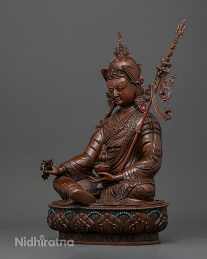 Tantric Master Guru Rinpoche Statue | Buddhist Artwork